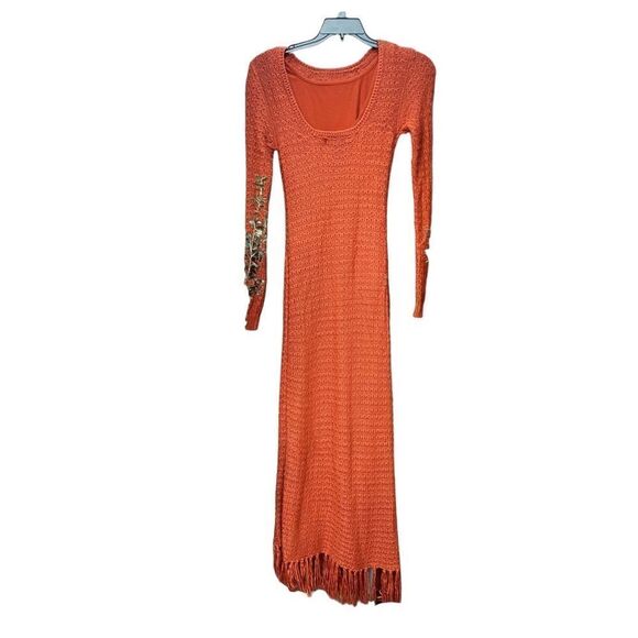 Pamela Love Fringe Sweater Dress Size XS - Picture 9 of 15